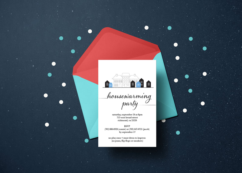 Housewarming Party invitation design